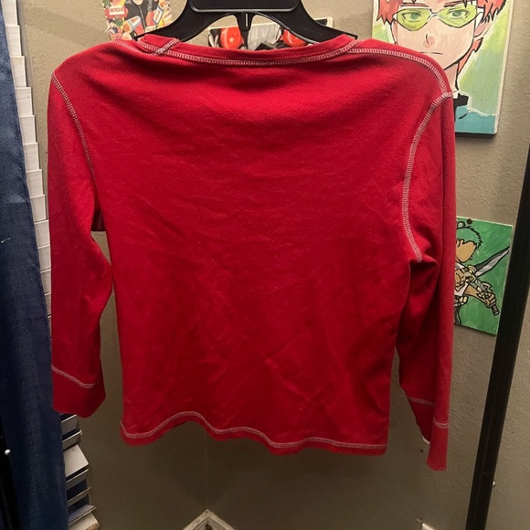 vintage rafaella red long sleeve - Picture 3 of 4